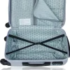 Hardcase-trolley "Hambourg" zilverkleurig - (B)41 x (H)65 x (D)26 cm
