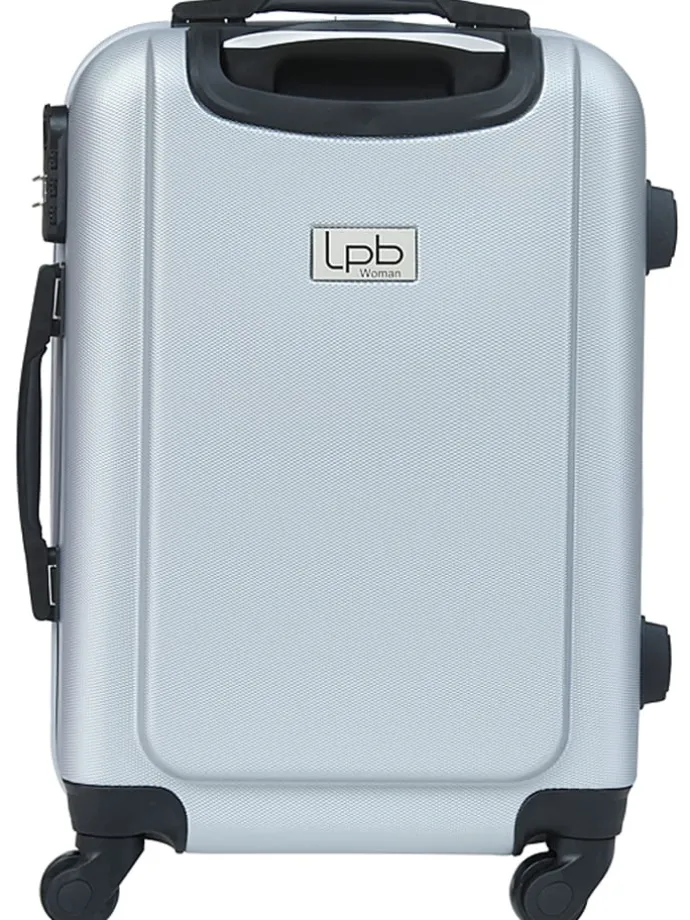 Hardcase-trolley "Hambourg" zilverkleurig - (B)41 x (H)65 x (D)26 cm