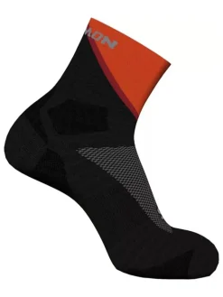 Hardloopsokken "Pulse Ankle" zwart/rood
