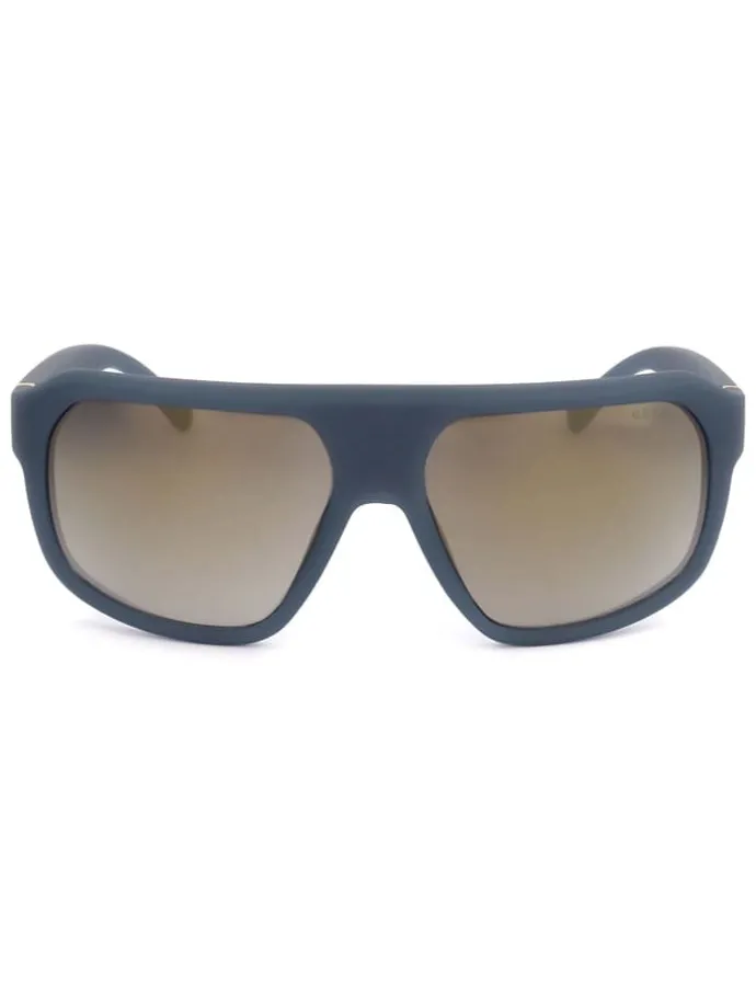 Herenzonnebril blauw/beige