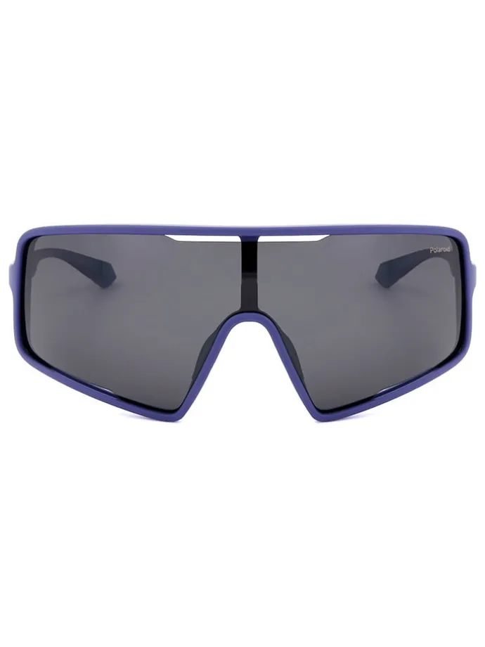 Heren zonnebril blauw/grijs
