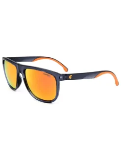 Herenzonnebril donkerblauw/oranje