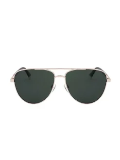 Herenzonnebril zwart/goudkleurig
