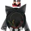Hoed "VOODOO CILINDER MET DOODSHOOFD" zwart