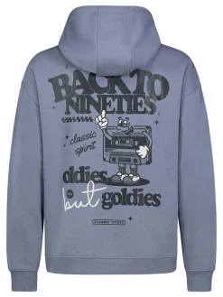 Hoodie blauw