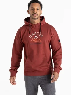 Hoodie "Distinctly" bordeaux