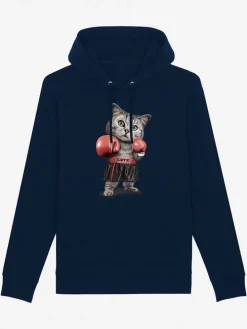 Hoodie donkerblauw
