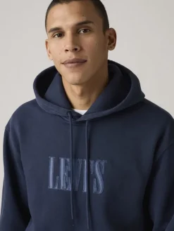 Hoodie donkerblauw