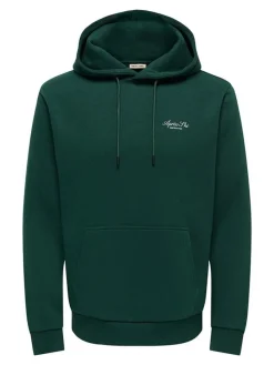 Hoodie donkergroen