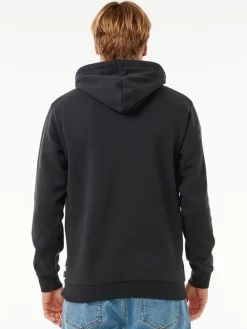 Hoodie "Down The Line" zwart