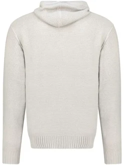 Hoodie "Faglio" lichtgrijs