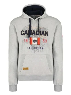 Hoodie "Guitreak" grijs