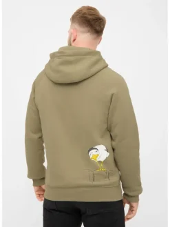 Hoodie kaki
