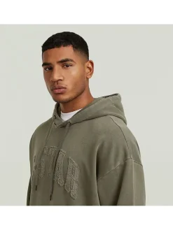 Hoodie olijfgroen