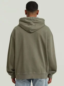 Hoodie olijfgroen
