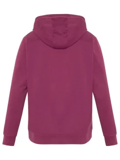 Hoodie pruimkleurig
