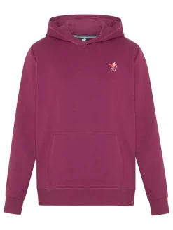 Hoodie pruimkleurig