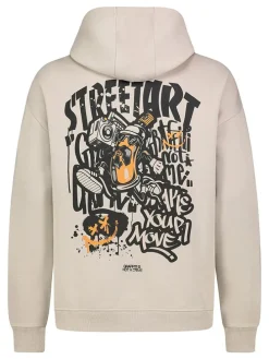 Hoodie zandkleurig