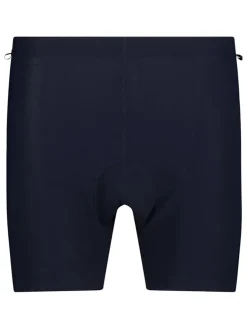 3-in-1 fietsshort blauw/zwart