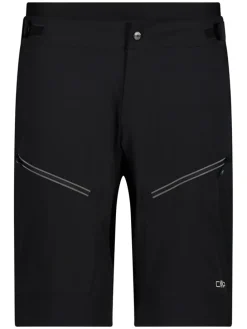3-in-1 fietsshort zwart