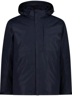 3-in-1 functionele jas donkerblauw