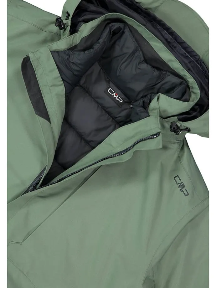 3-in-1 functionele jas groen
