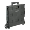 Inklapbare boodschappentrolley "Olli" zwart - 65 l