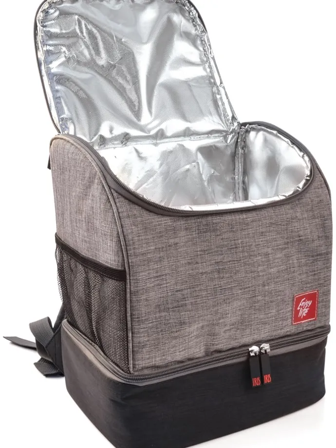 Isoleerrugzak "Cooler" taupe - (B)23,5 x (H)29 x (D)18 cm