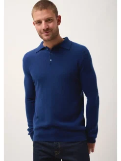 Kasjmieren trui "Douglas" blauw