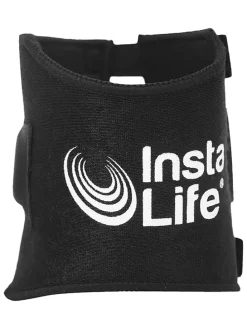 Kniebandage ''Insta Life'' zwart - (L)14 x (B)62 cm