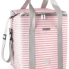 Koeltas "Biarritz" lichtroze/grijs - 30 l