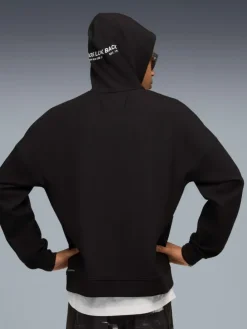 Laufhoodie "Run Club" zwart