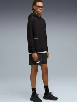 Laufhoodie "Run Club" zwart