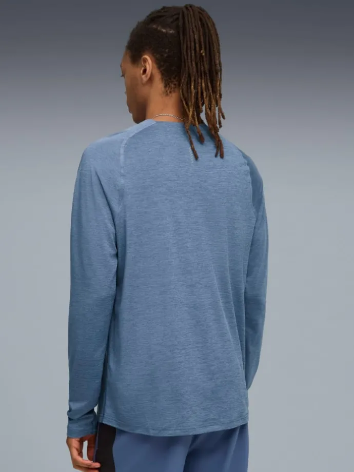 Lauflongsleeve "Cloudspun" blauw