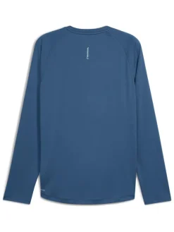 Lauflongsleeve "Velocity" blauw
