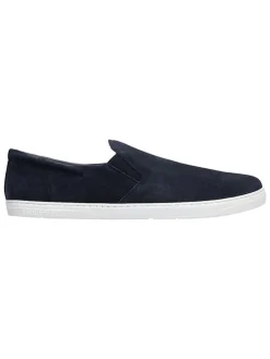 Leren barefootschoenen "Ease" donkerblauw