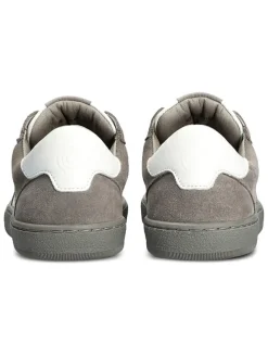 Leren barefootschoenen "Hamptons 2.0" grijs/wit