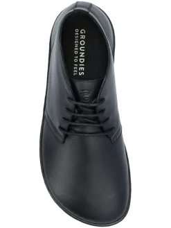 Leren barefootschoenen "Milano" zwart