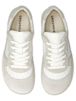 Leren barefootschoenen "Nova GO1" beige/wit