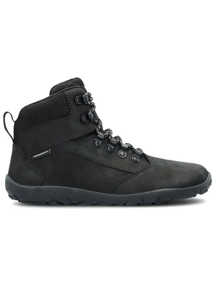 Leren barefootschoenen "Portland" zwart