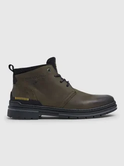 Leren boots antraciet