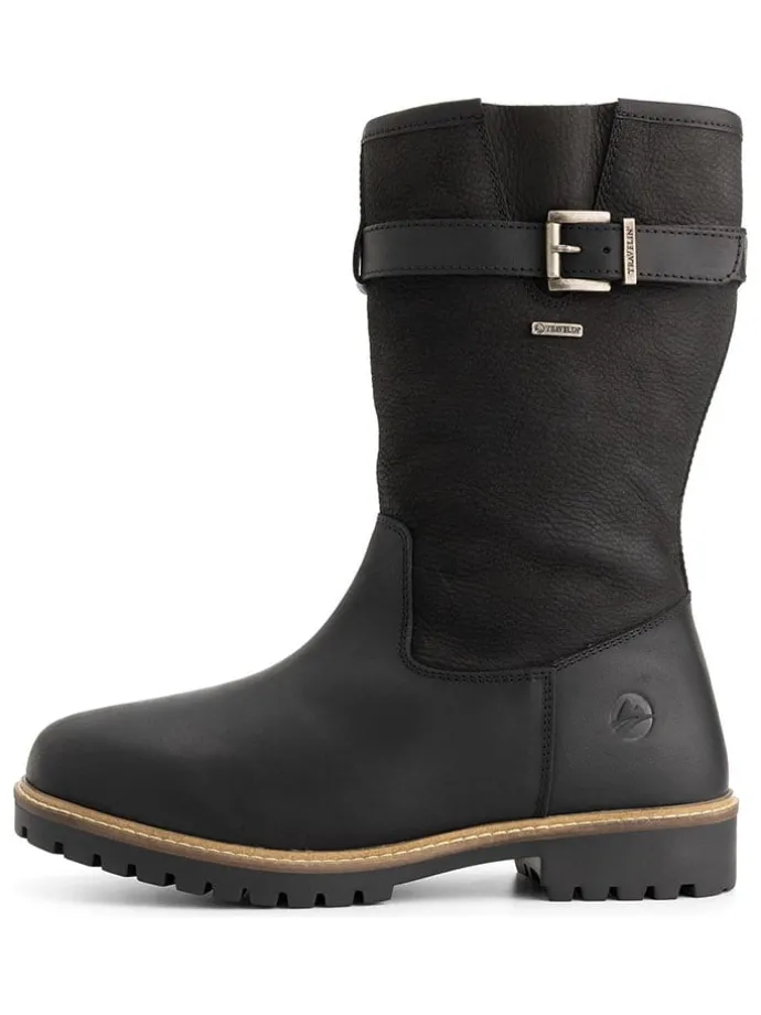 Leren boots "Aremark" zwart