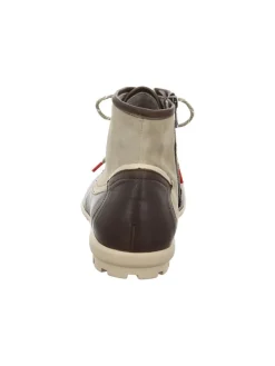 Leren boots beige/bruin