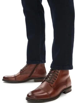 Leren boots bruin