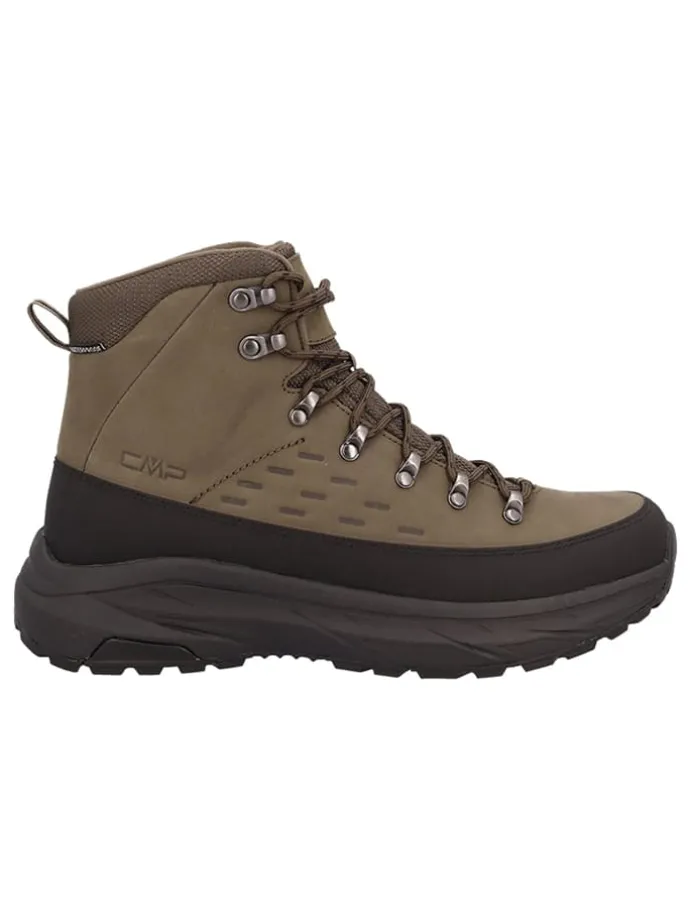 Leren boots "Dypsie" bruin/zwart
