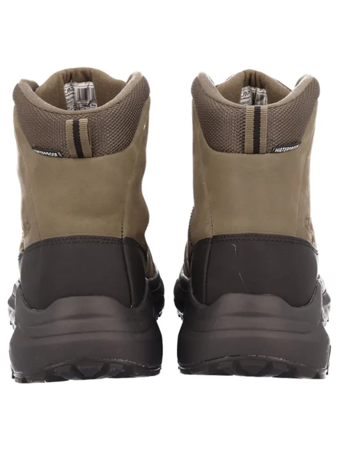 Leren boots "Dypsie" bruin/zwart