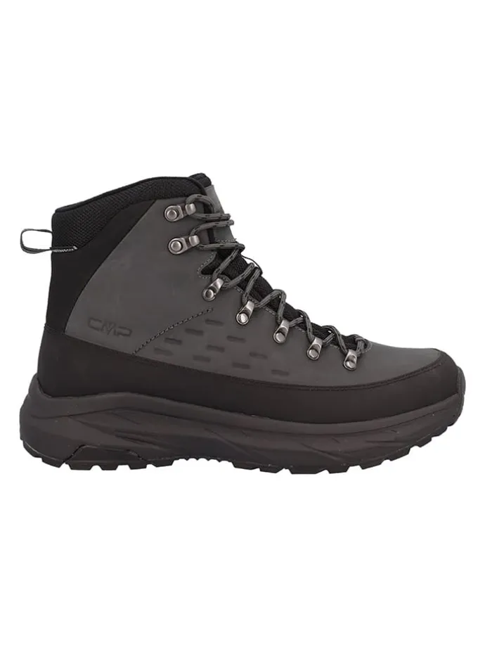 Leren boots "Dypsie" grijs/zwart