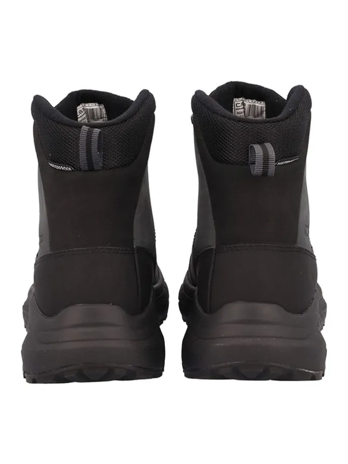 Leren boots "Dypsie" grijs/zwart