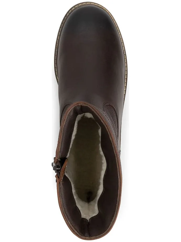 Leren boots "Fyresdal" bruin