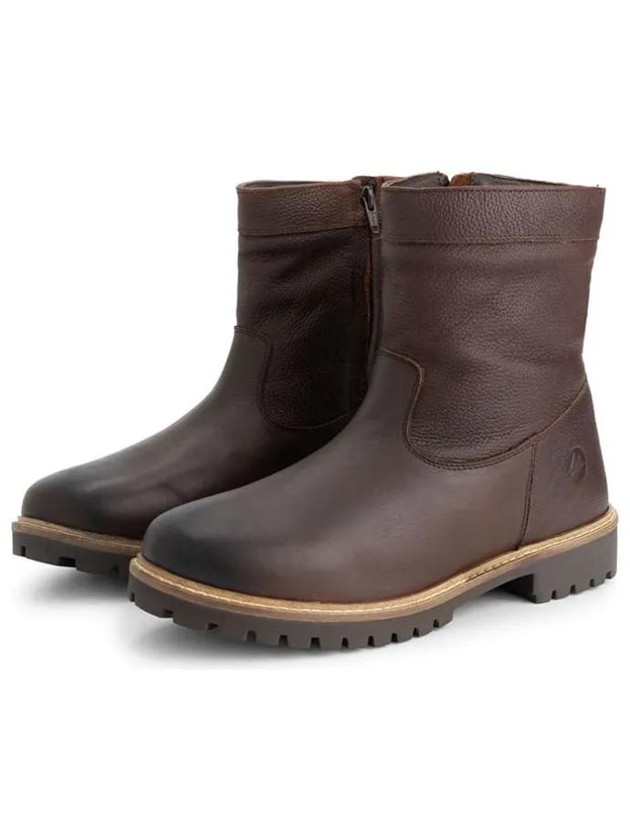 Leren boots "Fyresdal" bruin